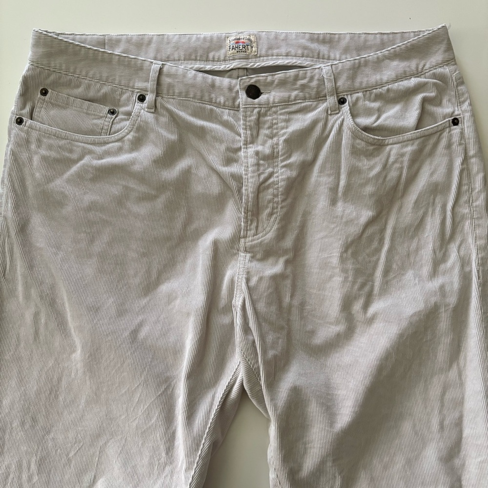 Faherty Corduroy Pants Size 36X31 - Picture 3 of 8